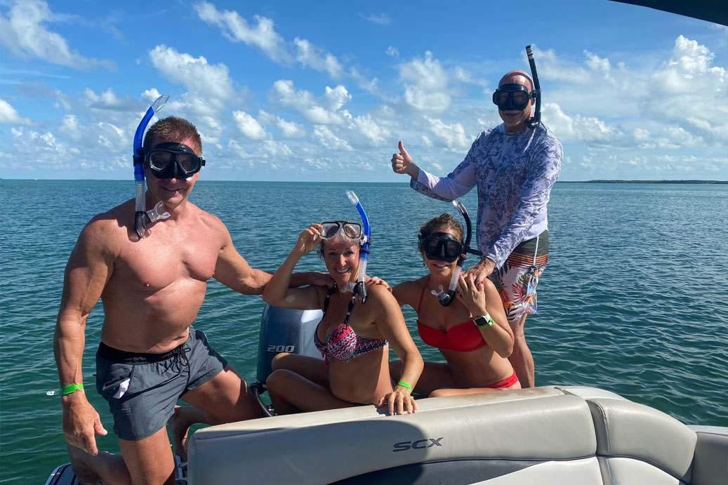 Image of people snorkeling in the Florida Keys